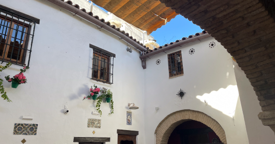 Patio interior Casa Mazal